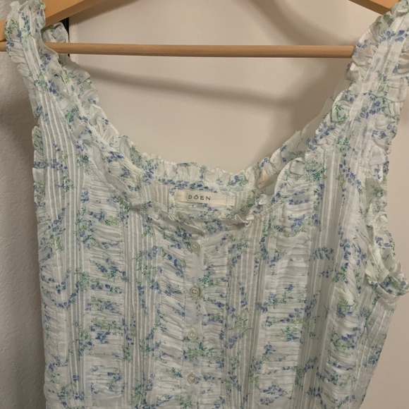 Dôen Doen Claribelle Dress Blanc Bluebell Ballad S NWT - Picture 5 of 8